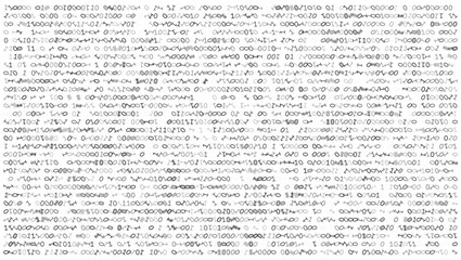 Fototapeta premium Digital Entropy - Chaotic Binary Symbol Distribution in Artistic Monochrome