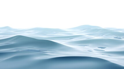 Abstract Blue Ocean Waves Gentle Ripples Serene Water Surface.