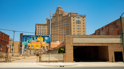 Obraz premium old tan building