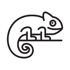 Adaptability icon. Chameleon icon. Icon symbol for adaptability, flexibility, change, adjustment, evolution, resilience, versatility, transformation, chameleon, agility. Vector illustration. © great19
