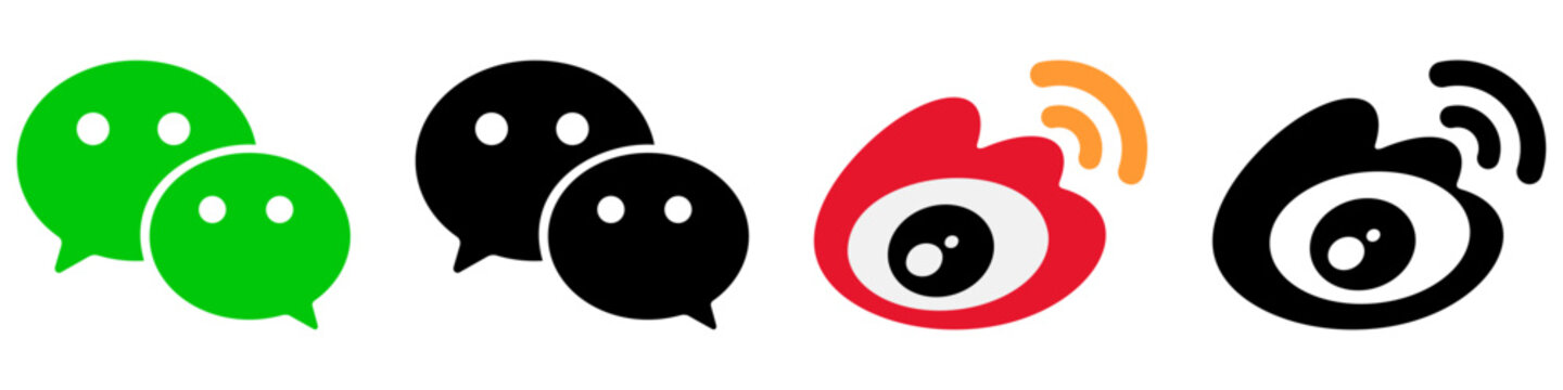 WeChat Weibo Icons