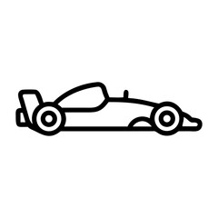 Obraz premium Vector racing car icon