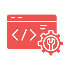 Obraz premium Coding Icon