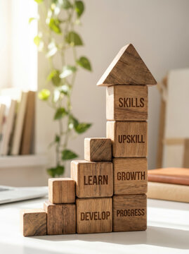 Leadership skill success career employee development training growth business improvement create leadership skill and success for employee career through Upskilling and skill development growth