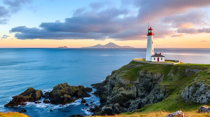 Fototapeta premium The lighthouse in Dingle, Ireland