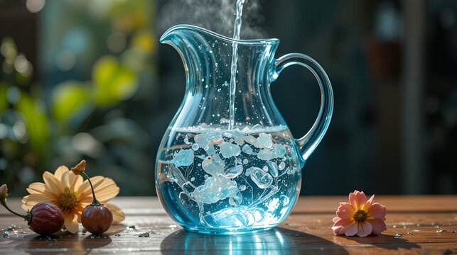 This is a water pitcher it's a very beautiful colour  water is your necessary need without water you cannot live