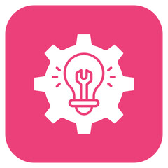 Fototapeta premium Solution Icon
