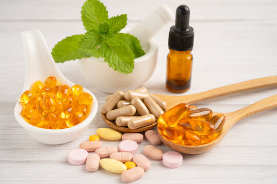 Fish oil vitamin with EPA and DHA,Alternative medicine herbal organic capsule with vitamin E omega 3.