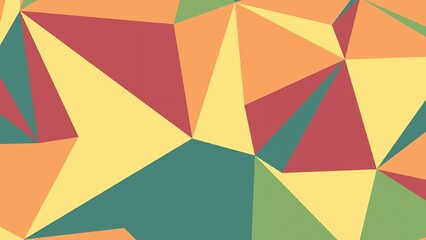 Obraz premium Colorful Geometric Triangles Abstract Pattern