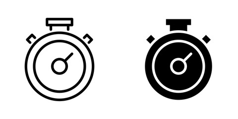 Fototapeta premium Stopwatch icon, element icon for design branding, print, and digital media