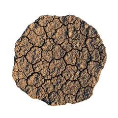 Cracked dry earth texture