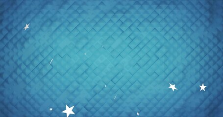 Naklejka premium On play central highlight pulsing while white stars drifting and specks shifting creating backdrop