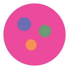 Fototapeta premium Colorful circle design with dots Vector