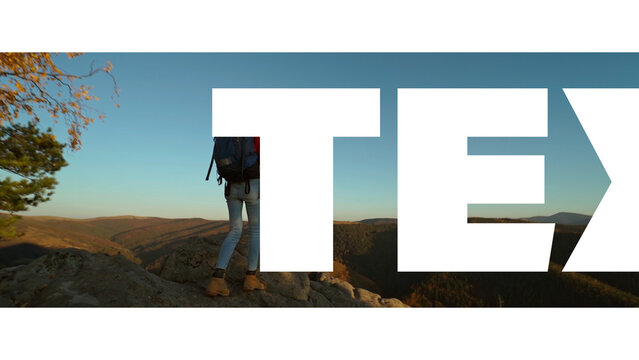 Text and Transition | Modern Cinematic Typography Merges Seamlessly Into Dynamic Visual Scene Effects