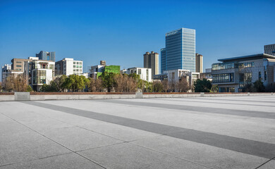 Modern Urban Landscape with Sleek Architecture and Open Spaces