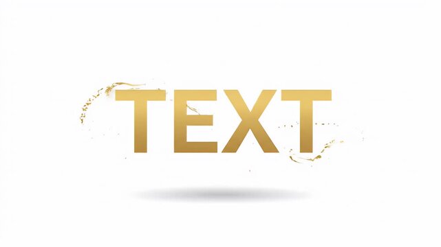 Elegant Text with Subtle Wave and Splash Elements
