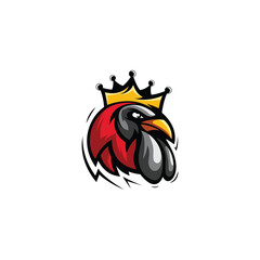 King of rooster logo icon  © Zell