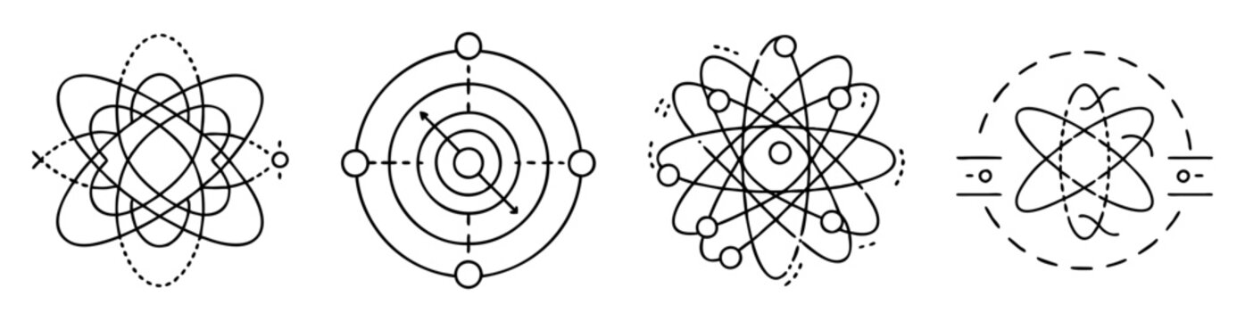 Abstract representation of mathematical equations or scientific models and conceptual ideas
