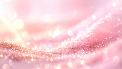 Ethereal Glow of Bokeh Particles and Sparkles
