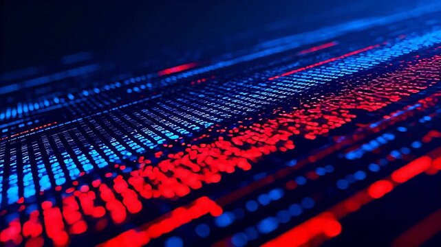 Abstract digital data pattern