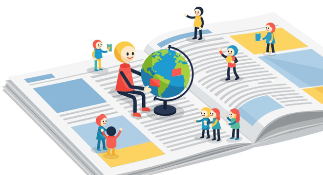 Diverse Community Engaging with Global Information and Collaborative Learning on an Open Publication, Fostering Knowledge Sharing