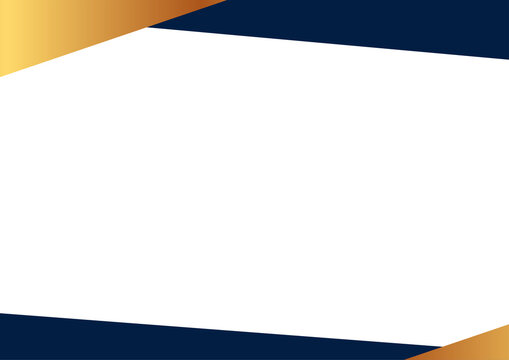 Abstract Geometric certificate certificate Background with Navy Blue and Gold Accents.
