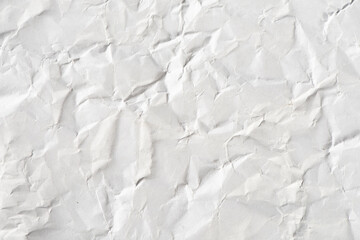 Obraz premium white crumpled paper texture background 