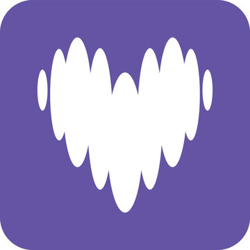 deezer icon or deezer logo isolated on transparent background