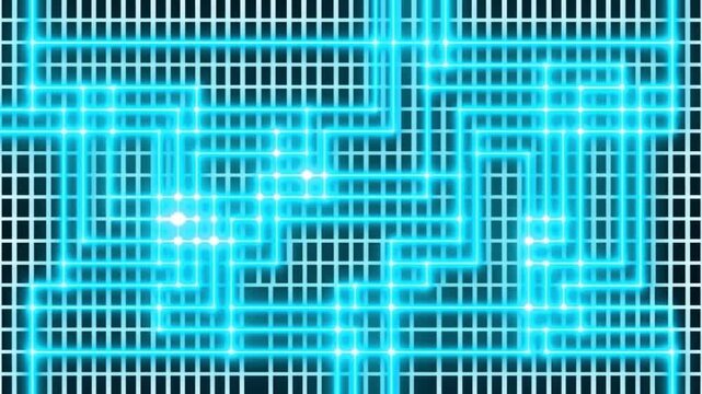 IT infrastructure server data traffic flow on grid