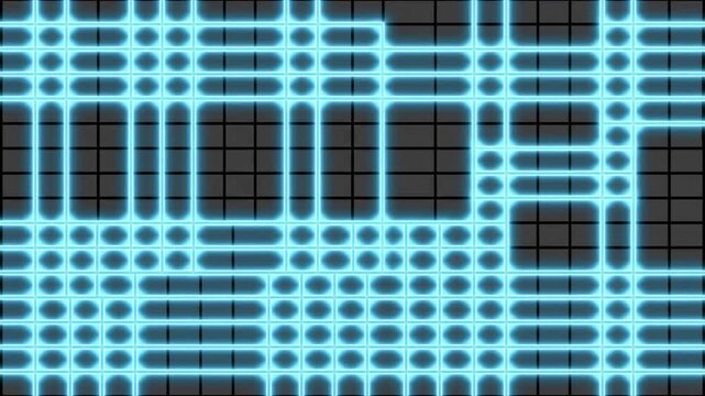 Electronic circuit motherboard light pulse grid