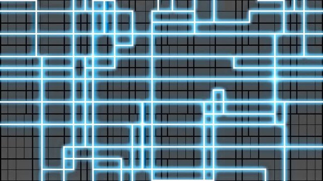 Algorithm sequence logic calculation on cyber grid