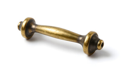 Antique brass door handle