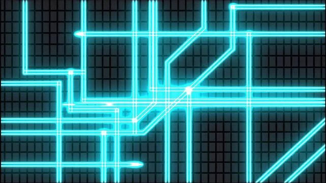 Flat vector HUD display dashboard navigation interface