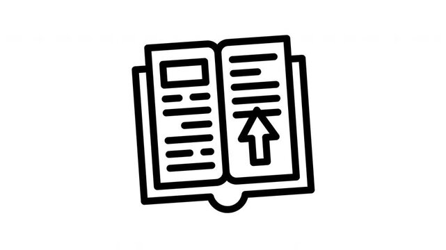 reading animated icon