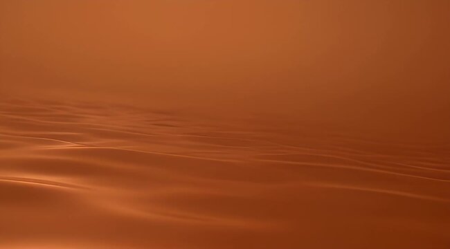 Abstract terra cotta landscape evoking the tranquility of a desert sunrise