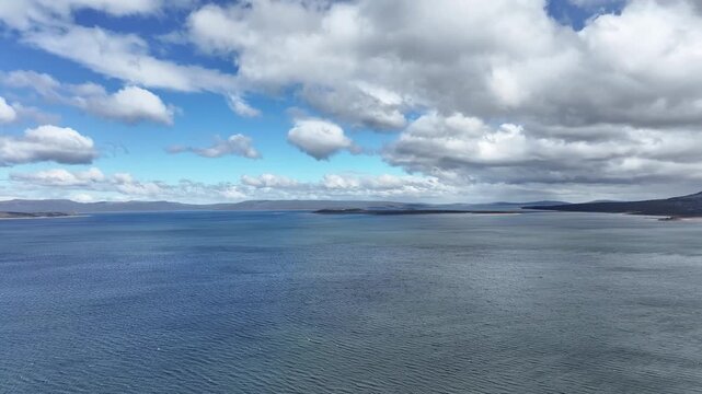 Spectacular aerial footage of Great Lake Tasmania Australia