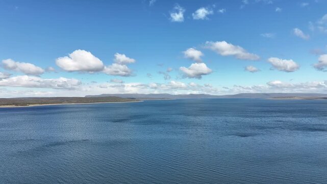 Spectacular aerial footage of Great Lake Tasmania Australia