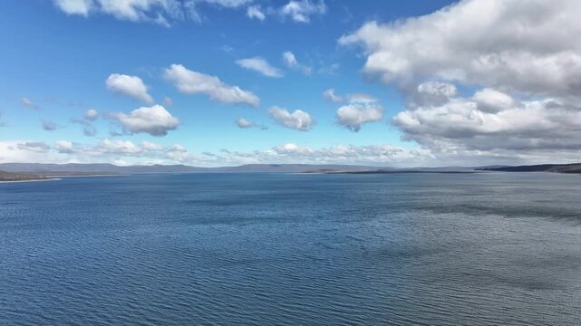 Spectacular aerial footage of Great Lake Tasmania Australia