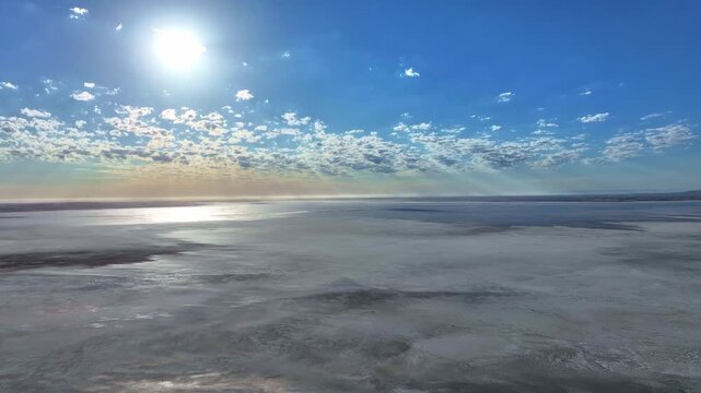 Spectacular aerial footage of Lake Bullen Merri Victoria Australia