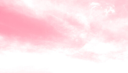Fototapeta premium Pink sky nature background pastel dreamy fluffy gradient peaceful fantasy abstract cute cloudy nature environment.