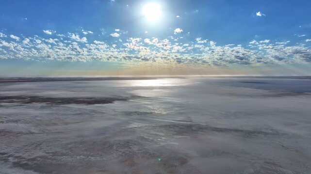 Spectacular aerial footage of Lake Bullen Merri Victoria Australia
