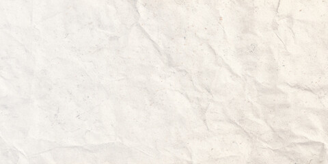 Fototapeta premium Crumpled white paper texture abstract light background with wrinkled cardboard texture vector illustration horizontal crumpled empty white paper template for posters and banners.