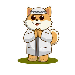 cute dog animals greetings © wipsartwork