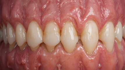 Tooth with periodontosis
