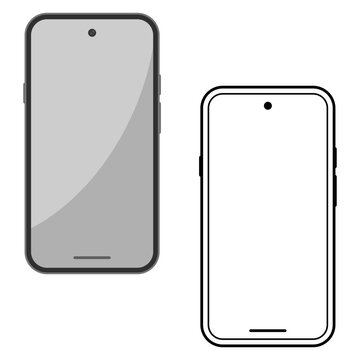 Smartphone &iacute;cone telefone s&iacute;mbolo vetor 