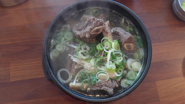 한국,음식,갈비탕,소고기,Korean food, galbitang, beef	