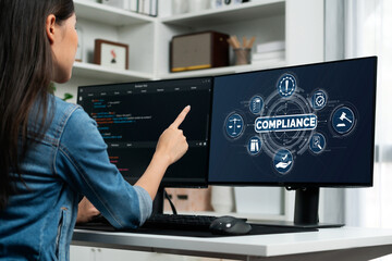 Compliance system for brisk online corporate business to meet quality standard