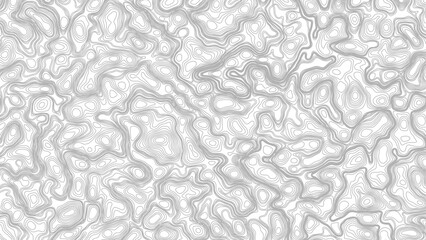 Vector geographic contour map. Background of the topographic map. Topographic map lines, contour background.   © Mst