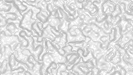 Vector geographic contour map. Background of the topographic map. Topographic map lines, contour background.   © Mst