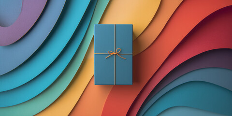 Geschenkverpackungen und schleifen in einem schönen Design mit ansprechenden Hintergrund. Werbung, Geschenke, Präsente